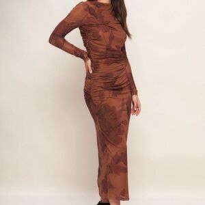 Flying Tomato Fall Long Sleeve Dress